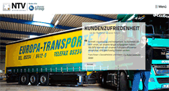 Desktop Screenshot of ntv-nutzfahrzeugteile.com