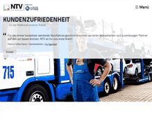 Tablet Screenshot of ntv-nutzfahrzeugteile.com